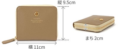 FRAME WORK フレームワーク クイック 小銭入れ付き二つ折り財布（ラウンドファスナー式 ） 0045060