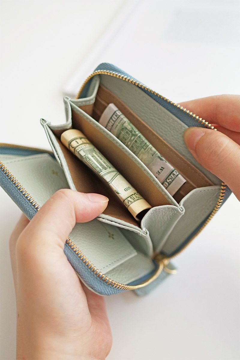 FRAME WORK フレームワーク クイック 小銭入れ付き二つ折り財布（ラウンドファスナー式 ） 0045060