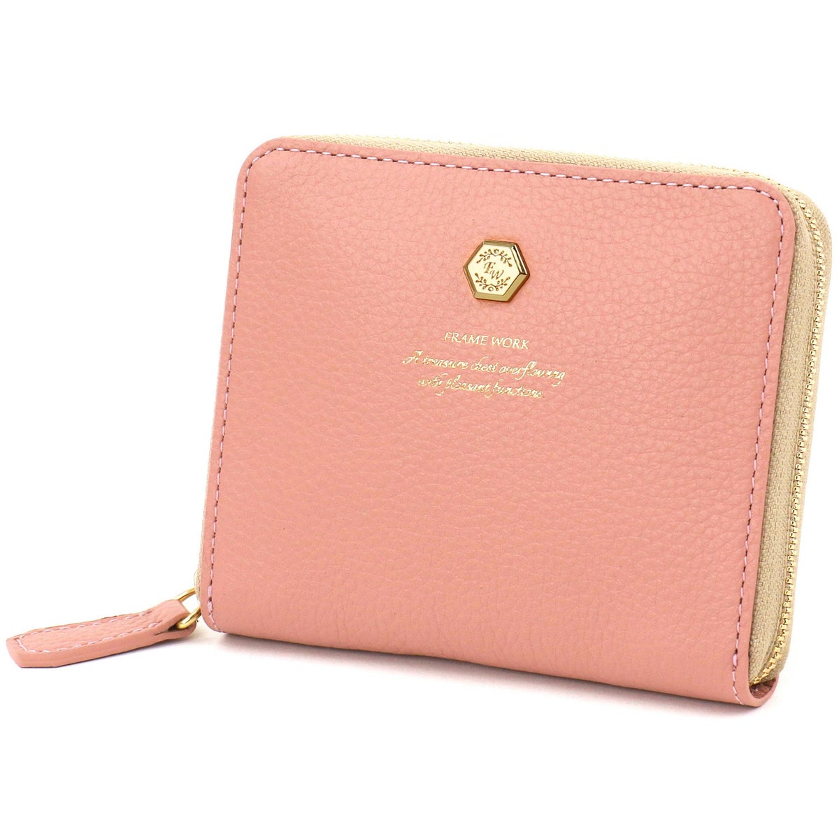 FRAME WORK フレームワーク クイック 小銭入れ付き二つ折り財布（ラウンドファスナー式 ） 0045060
