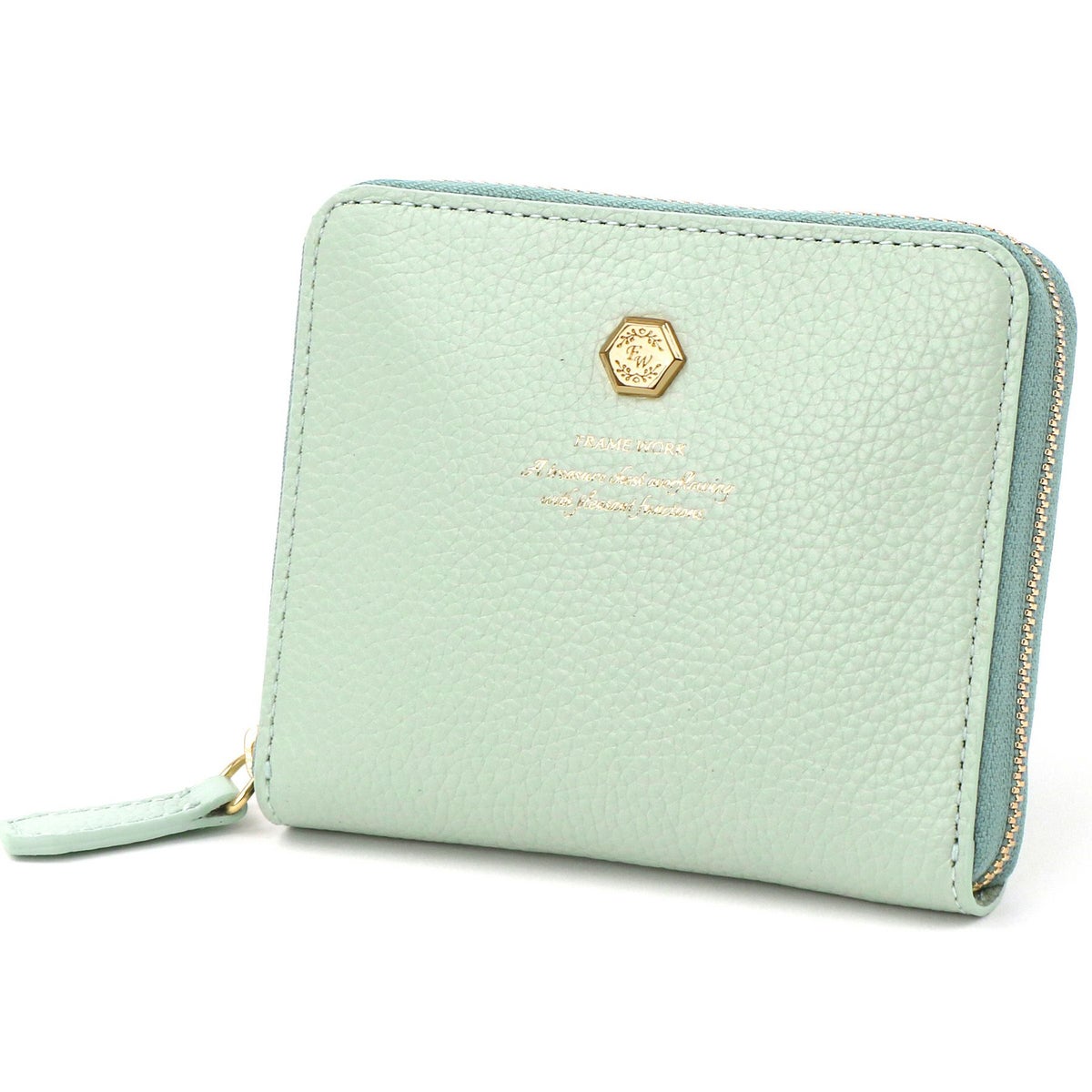 FRAME WORK フレームワーク クイック 小銭入れ付き二つ折り財布（ラウンドファスナー式 ） 0045060