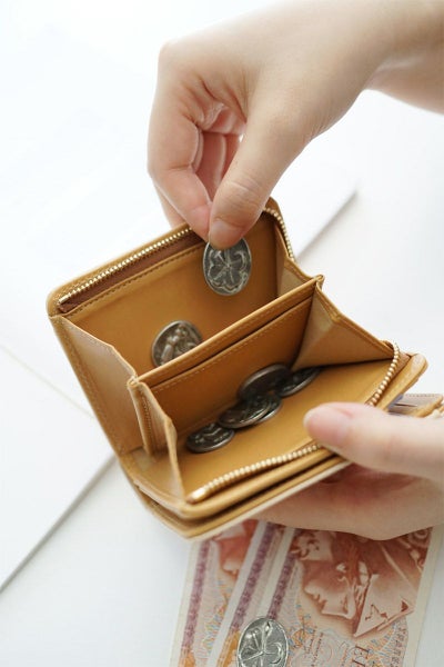 genten ゲンテン Pia ピア 小銭入れ付き二つ折り財布 44646