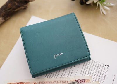 genten ゲンテン Pia ピア 小銭入れ付き二つ折り財布 44647