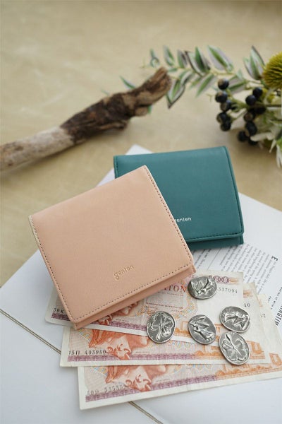 genten ゲンテン Pia ピア 小銭入れ付き二つ折り財布 44647