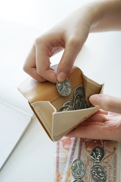 genten ゲンテン Pia ピア 小銭入れ付き三つ折り財布 44648