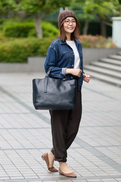 genten ゲンテン ホースレザーバッグ トートバッグ 44610