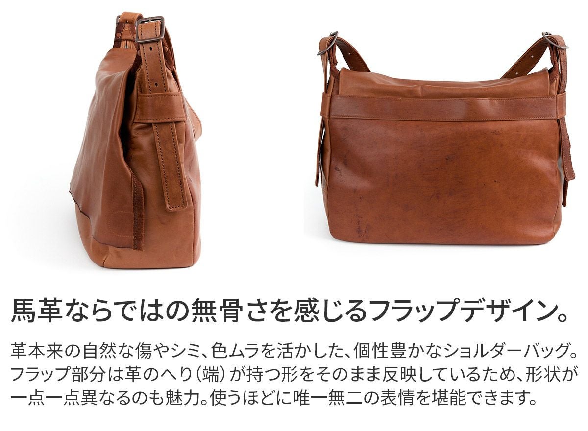 genten ゲンテン ホースレザーバッグ ショルダーバッグ 44611