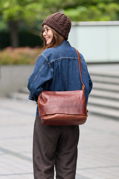 genten ゲンテン ホースレザーバッグ ショルダーバッグ 44612