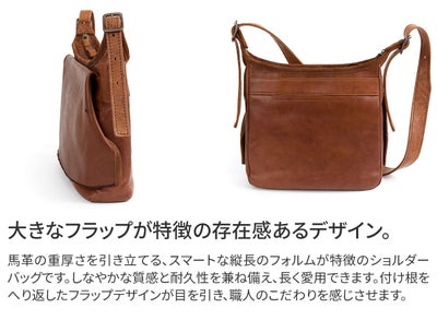 genten ゲンテン ホースレザーバッグ ショルダーバッグ 44613