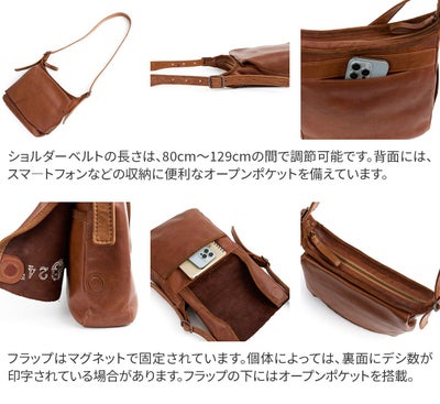 genten ゲンテン ホースレザーバッグ ショルダーバッグ 44613