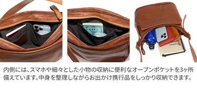 genten ゲンテン ホースレザーバッグ ショルダーバッグ 44613