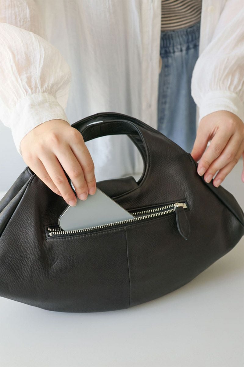 VIA DOAN ヴィア ドアン Zilda ジルダ 扇形手さげバッグ 7769