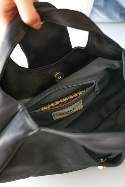 VIA DOAN ヴィア ドアン Zilda ジルダ 扇形手さげバッグ 7769