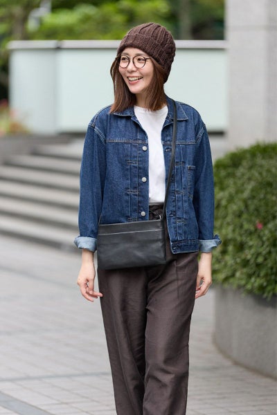 VIA DOAN ヴィア ドアン Zilda ジルダ 薄型ショルダーバッグ 7786