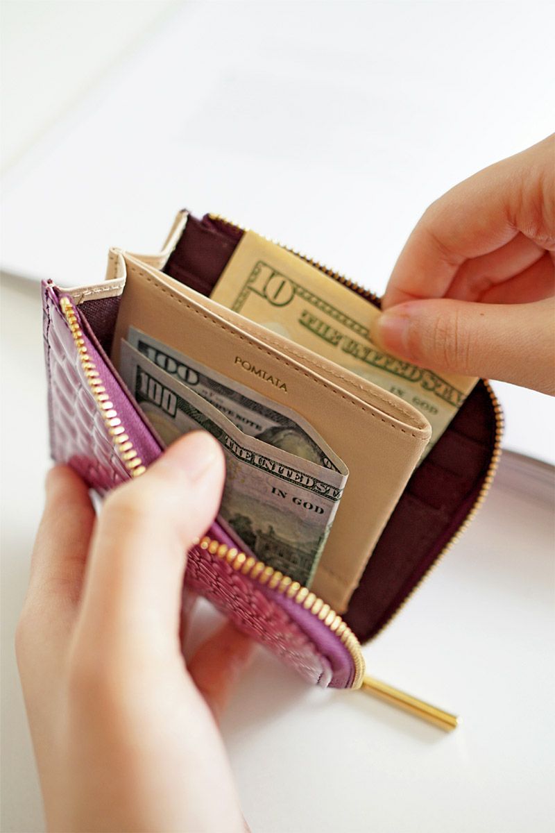 POMTATA ポンタタ CORO L ジップ ショートウォレット P2533