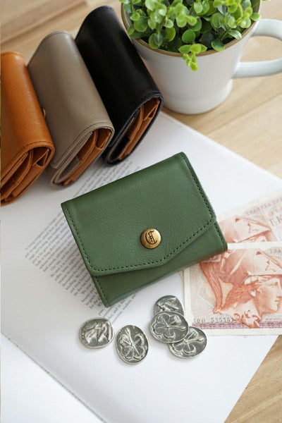 CLEDRAN クレドラン TRONC トロン 小銭入れ付き三つ折り財布 CR-CL3811