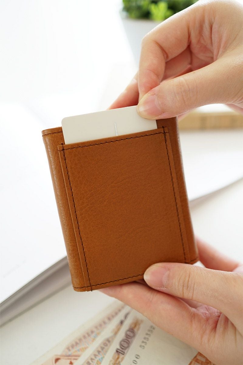 CLEDRAN クレドラン TRONC トロン 小銭入れ付き三つ折り財布 CR-CL3811