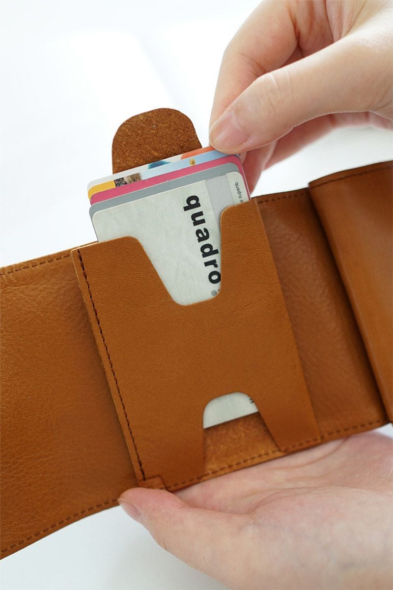 CLEDRAN クレドラン TRONC トロン 小銭入れ付き三つ折り財布 CR-CL3811