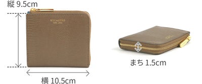 VIOLAd'ORO ヴィオラドーロ PORTA ポルタ 二つ折りL字型財布 V-5056