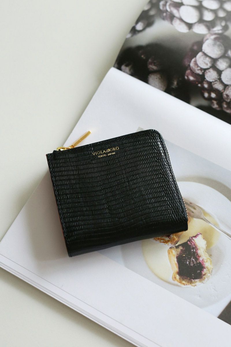 VIOLAd'ORO ヴィオラドーロ PORTA ポルタ 二つ折りL字型財布 V-5056