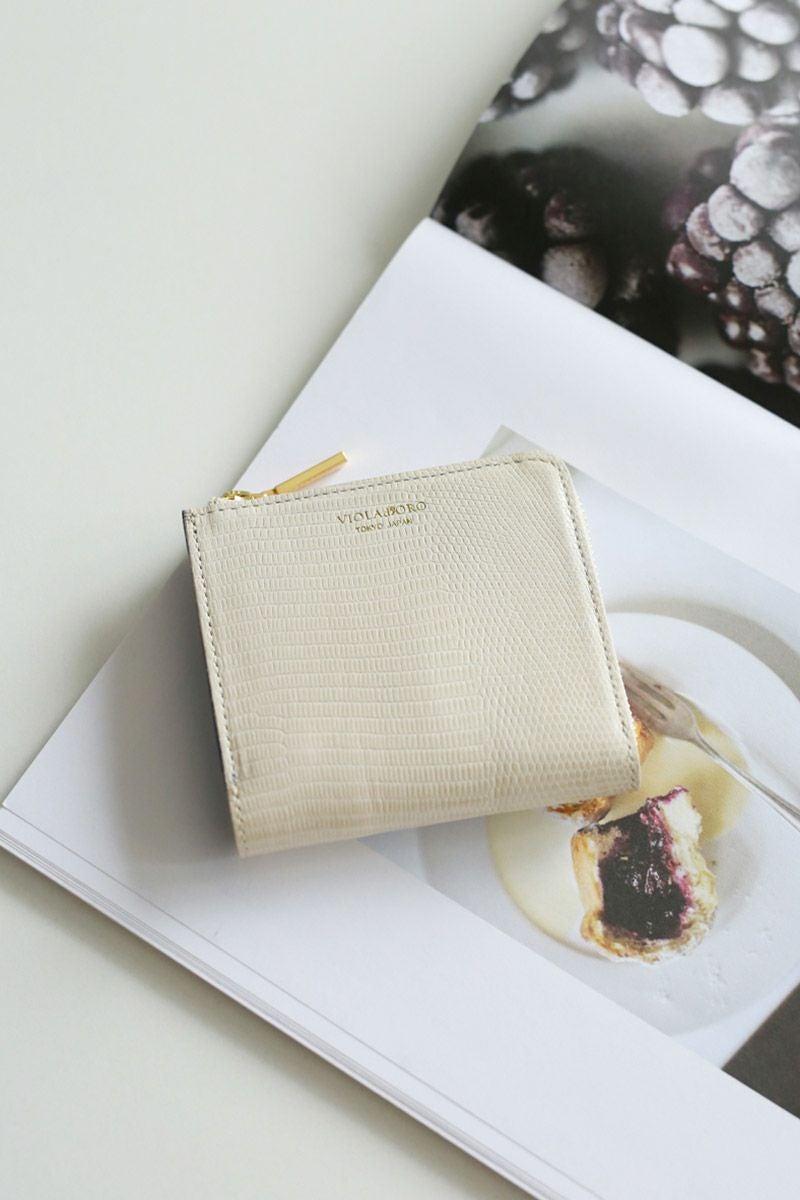 VIOLAd'ORO ヴィオラドーロ PORTA ポルタ 二つ折りL字型財布 V-5056
