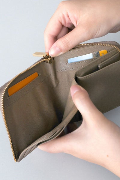 VIOLAd'ORO ヴィオラドーロ PORTA ポルタ 二つ折りL字型財布 V-5056