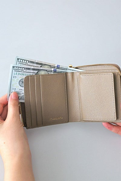 VIOLAd'ORO ヴィオラドーロ PORTA ポルタ 二つ折りL字型財布 V-5056