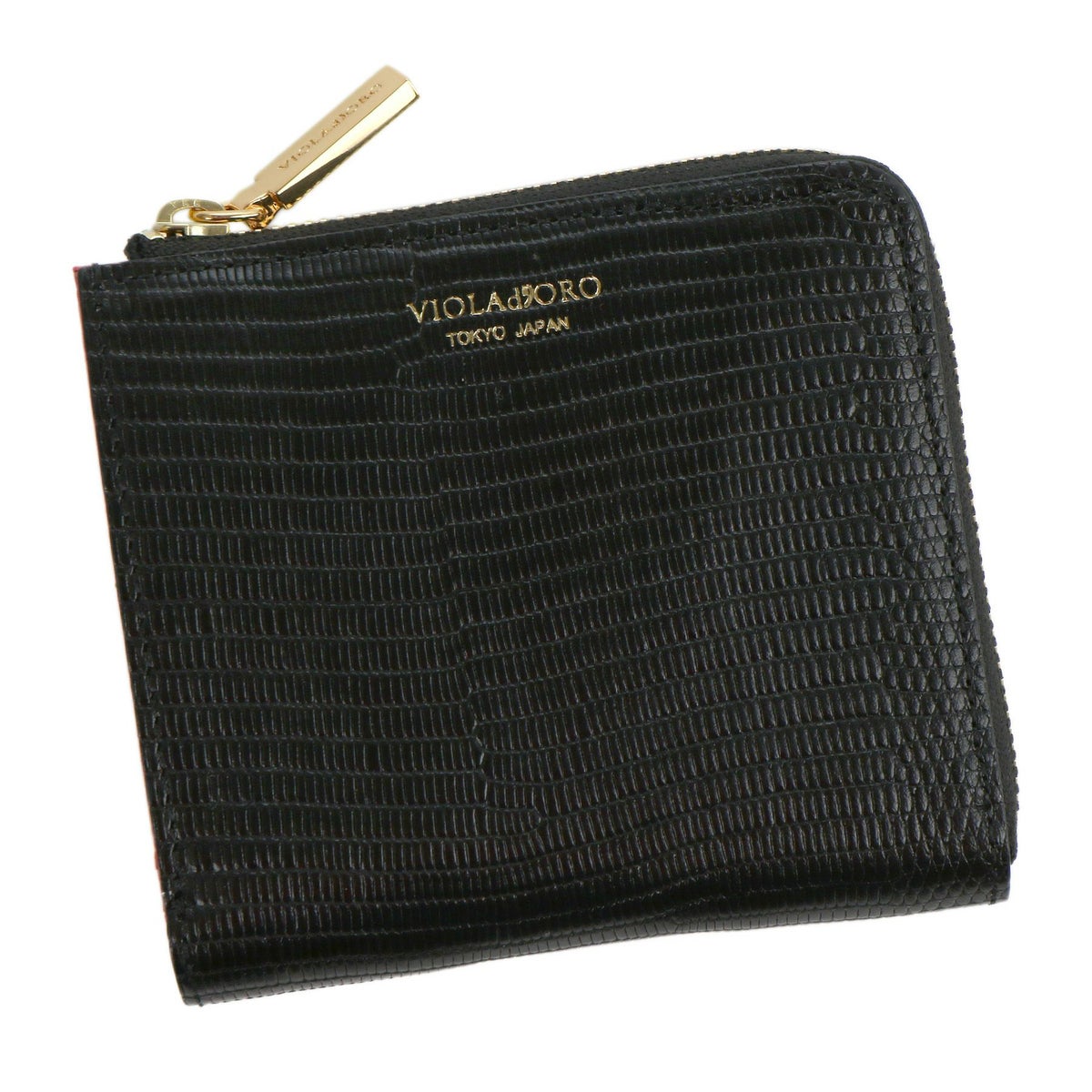 VIOLAd'ORO ヴィオラドーロ PORTA ポルタ 二つ折りL字型財布 V-5056