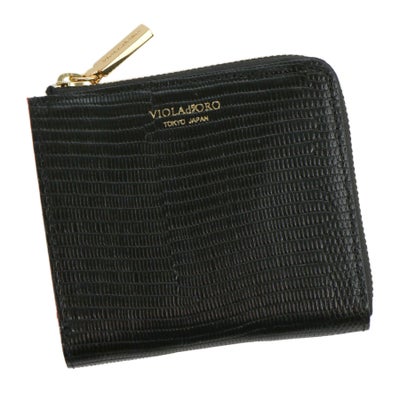 VIOLAd'ORO ヴィオラドーロ PORTA ポルタ 二つ折りL字型財布 V-5056