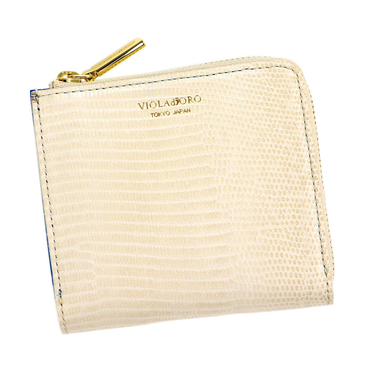 VIOLAd'ORO ヴィオラドーロ PORTA ポルタ 二つ折りL字型財布 V-5056