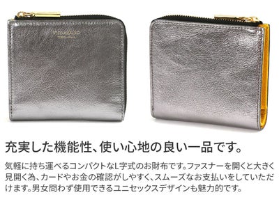 VIOLAd'ORO ヴィオラドーロ PORTA ポルタ 二つ折りL字型財布 V-5063