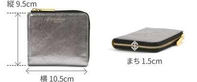 VIOLAd'ORO ヴィオラドーロ PORTA ポルタ 二つ折りL字型財布 V-5063