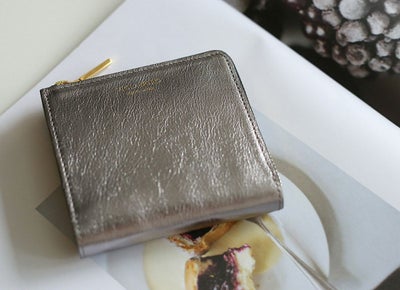 VIOLAd'ORO ヴィオラドーロ PORTA ポルタ 二つ折りL字型財布 V-5063