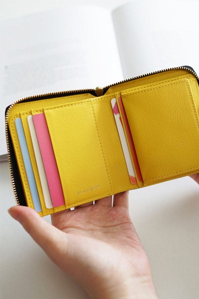 VIOLAd'ORO ヴィオラドーロ PORTA ポルタ 二つ折りL字型財布 V-5063