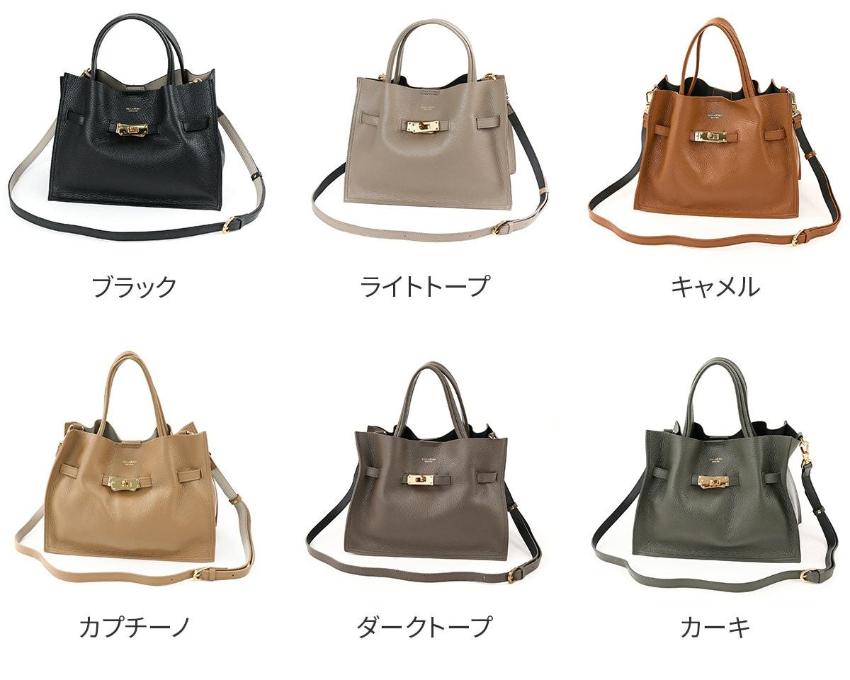 VIOLAd'ORO ヴィオラドーロ TRERO トレロ WフェイストートバッグM V-1496