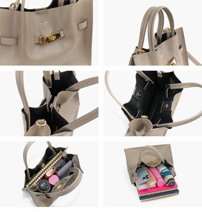 VIOLAd'ORO ヴィオラドーロ TRERO トレロ WフェイストートバッグM V-1496