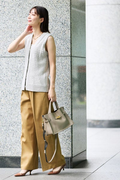 VIOLAd'ORO ヴィオラドーロ TRERO トレロ WフェイストートバッグM V-1496