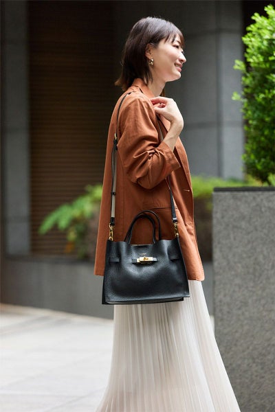 VIOLAd'ORO ヴィオラドーロ TRERO トレロ WフェイストートバッグM V-1496