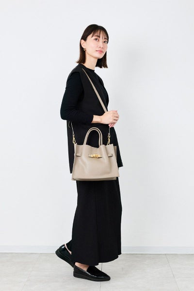 VIOLAd'ORO ヴィオラドーロ TRERO トレロ WフェイストートバッグM V-1496