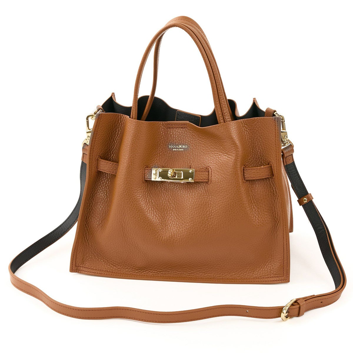 VIOLAd'ORO ヴィオラドーロ TRERO トレロ WフェイストートバッグM V-1496