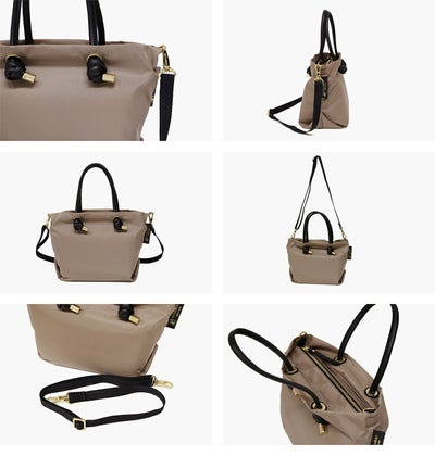 VIOLAd'ORO ヴィオラドーロ BIANCA ビアンカ ノットハンドルトートバッグS V-2174