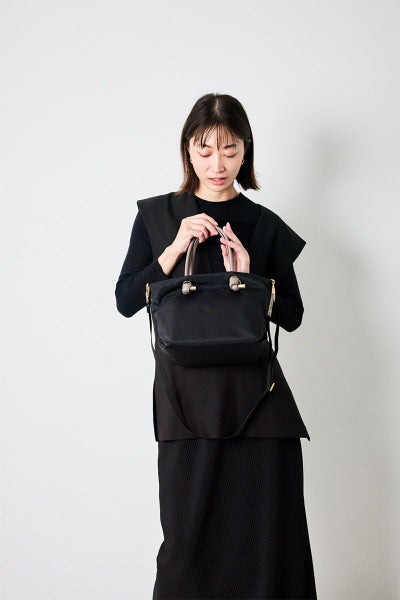 VIOLAd'ORO ヴィオラドーロ BIANCA ビアンカ ノットハンドルトートバッグS V-2174