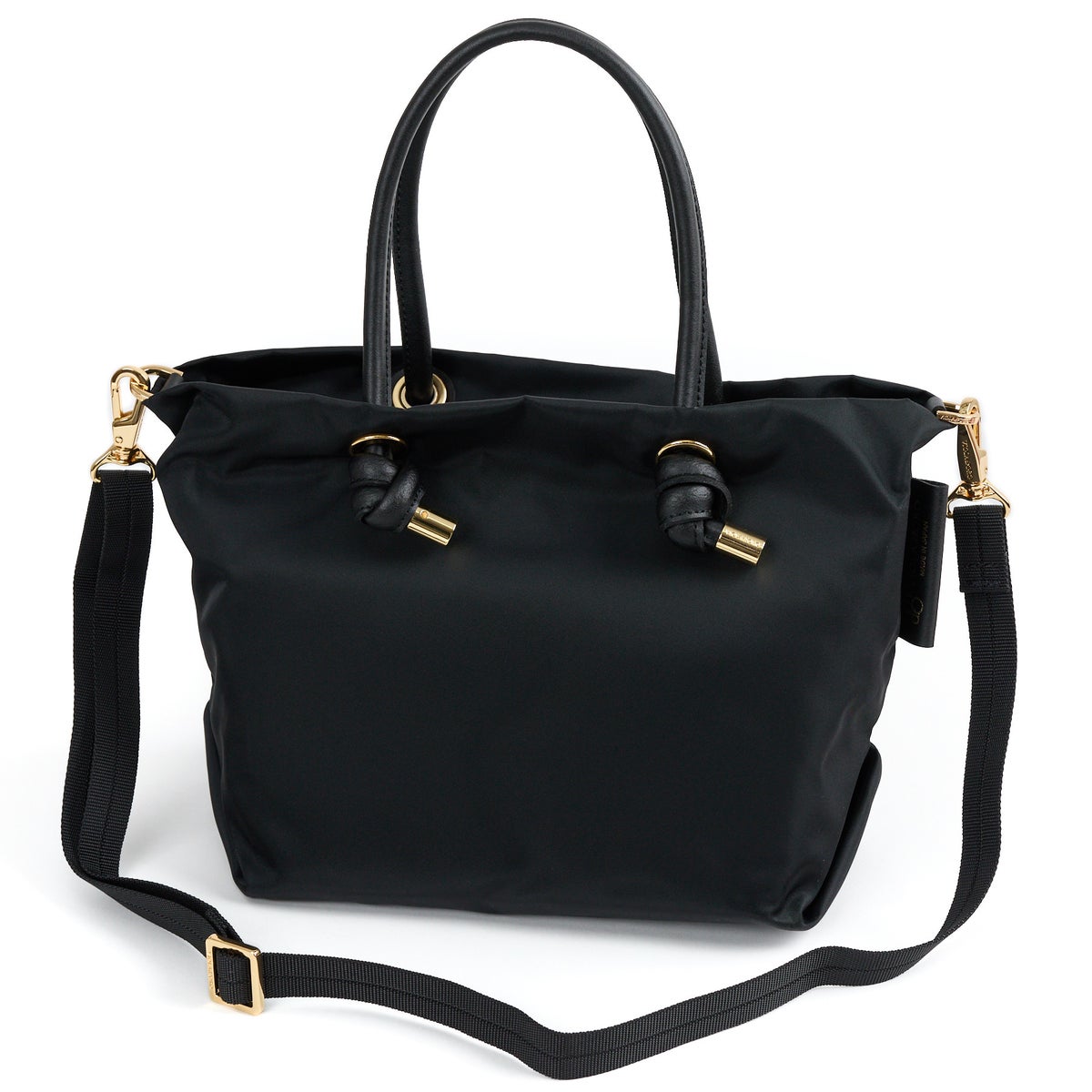 VIOLAd'ORO ヴィオラドーロ BIANCA ビアンカ ノットハンドルトートバッグS V-2174