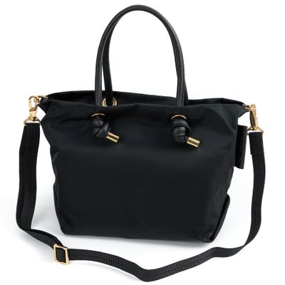 VIOLAd'ORO ヴィオラドーロ BIANCA ビアンカ ノットハンドルトートバッグS V-2174