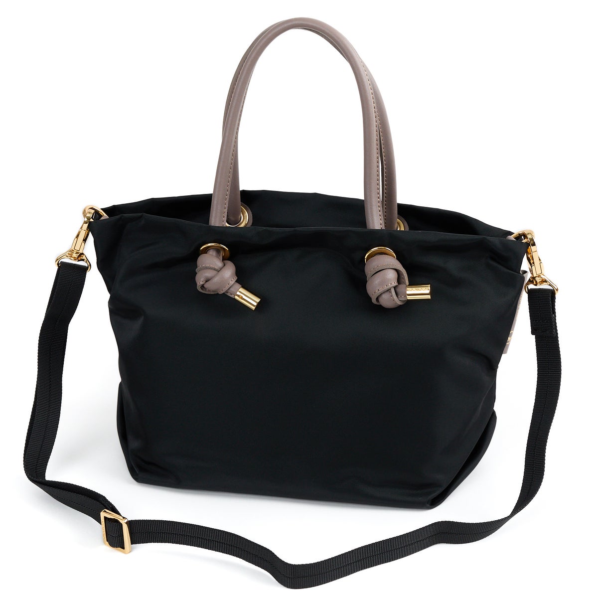 VIOLAd'ORO ヴィオラドーロ BIANCA ビアンカ ノットハンドルトートバッグS V-2174