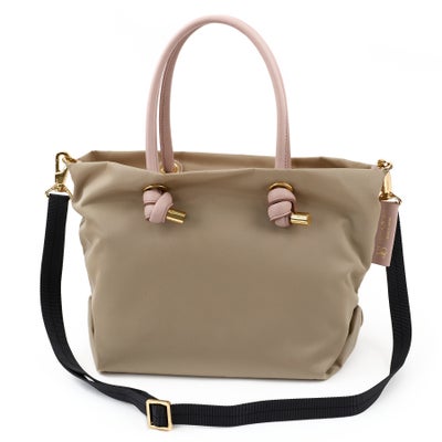 VIOLAd'ORO ヴィオラドーロ BIANCA ビアンカ ノットハンドルトートバッグS V-2174