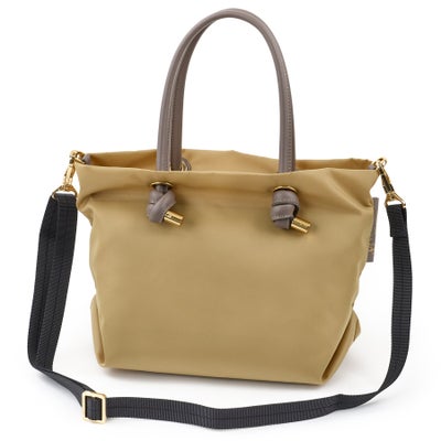 VIOLAd'ORO ヴィオラドーロ BIANCA ビアンカ ノットハンドルトートバッグS V-2174
