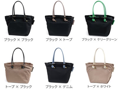 VIOLAd'ORO ヴィオラドーロ BIANCA ビアンカ ノットハンドルトートバッグM V-2175