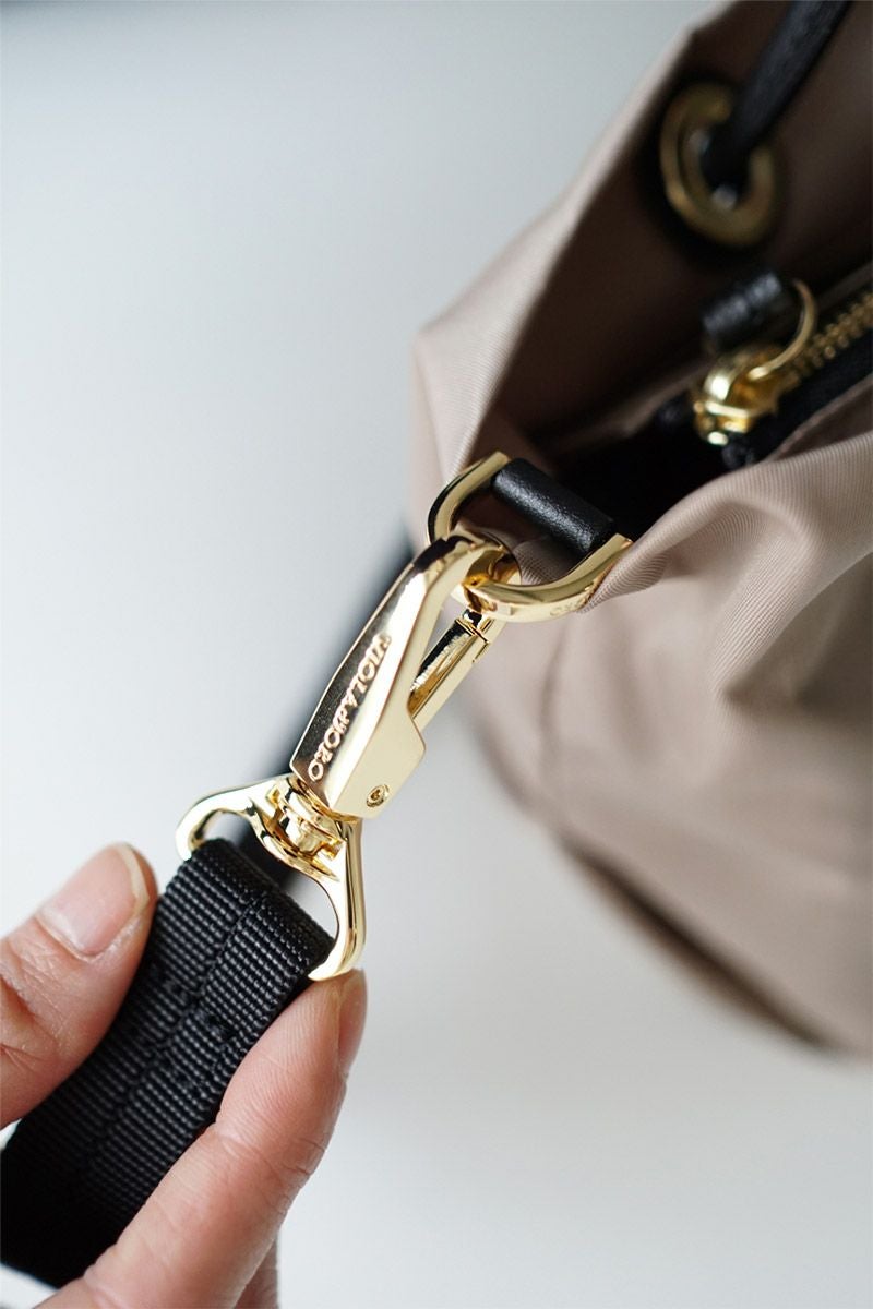 VIOLAd'ORO ヴィオラドーロ BIANCA ビアンカ ノットハンドルトートバッグXS V-2197