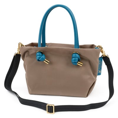 VIOLAd'ORO ヴィオラドーロ BIANCA ビアンカ ノットハンドルトートバッグXS V-2197