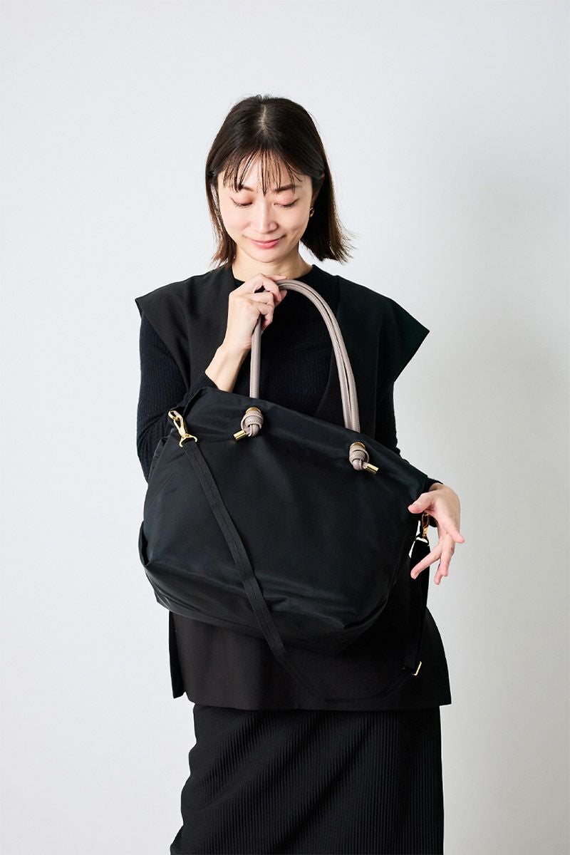 VIOLAd'ORO ヴィオラドーロ BIANCA ビアンカ ノットハンドルトート